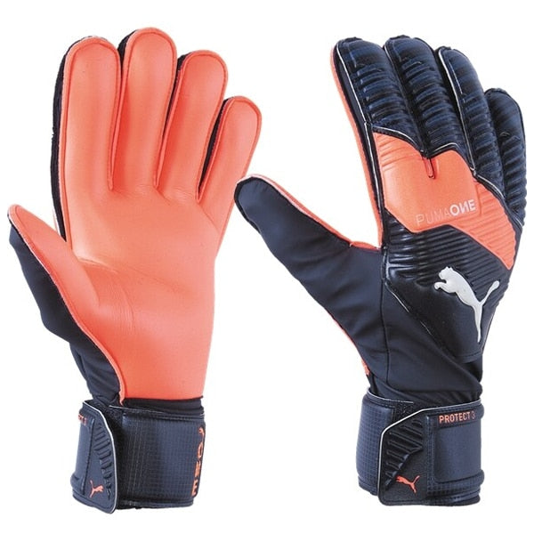 PUMA Men's One Protect 3 Goalkeeper Gloves Black/Energy Red/White