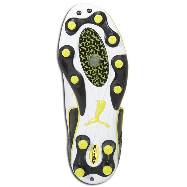 PUMA Jr King Finale i FG Black/White/Yellow