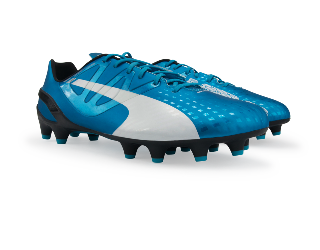 PUMA Men's evoSPEED 1.3 FG Hawaiian Ocean/White/Black