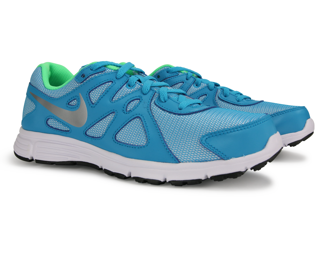 Nike Kids Revolution 2 GS Blue Lagoon/ Metallic Silver