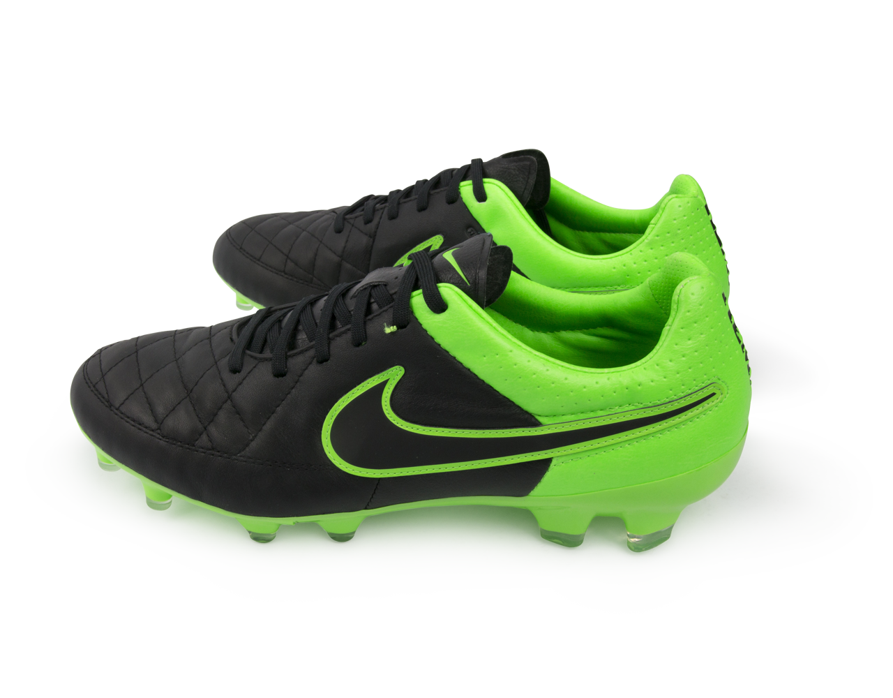 Nike Men's Tiempo Legacy FG Black/Green Strike/Black
