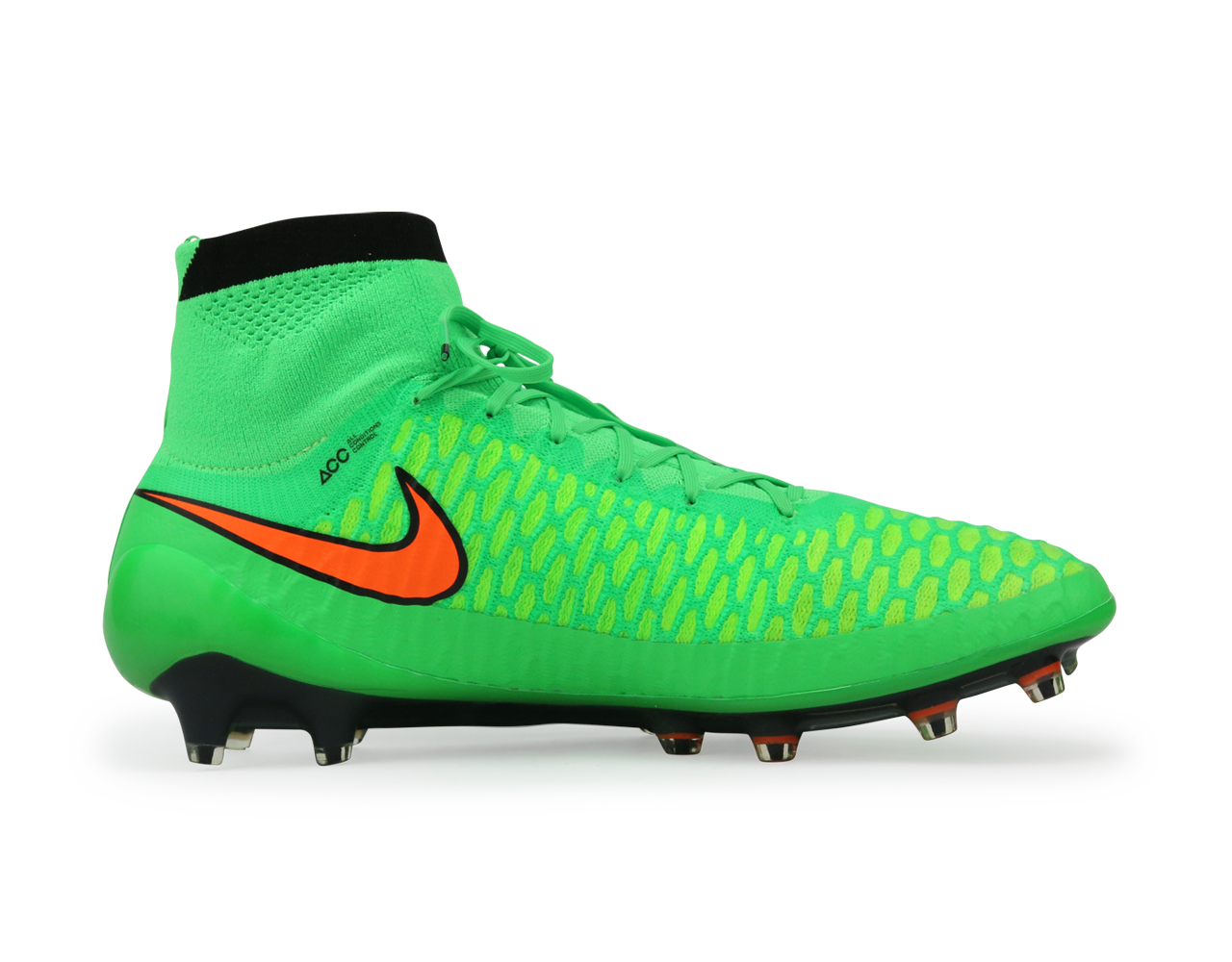 Nike Men's Magista Obra FG Posion Green/Total Orange/Flash Lime