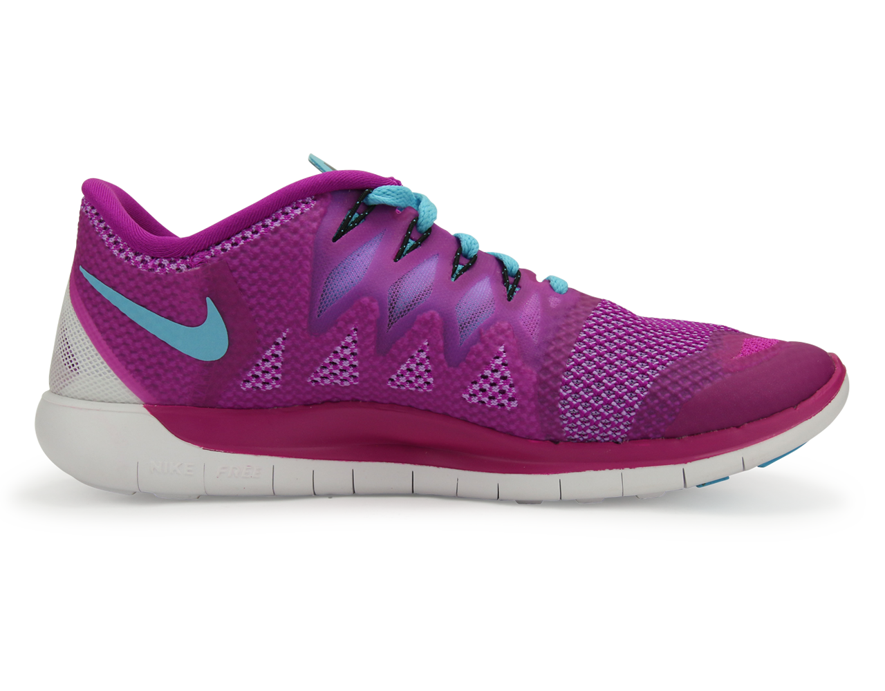 Nike Women's Free 5.0 Running Shoes Fuchsia Flash/Clearwater
