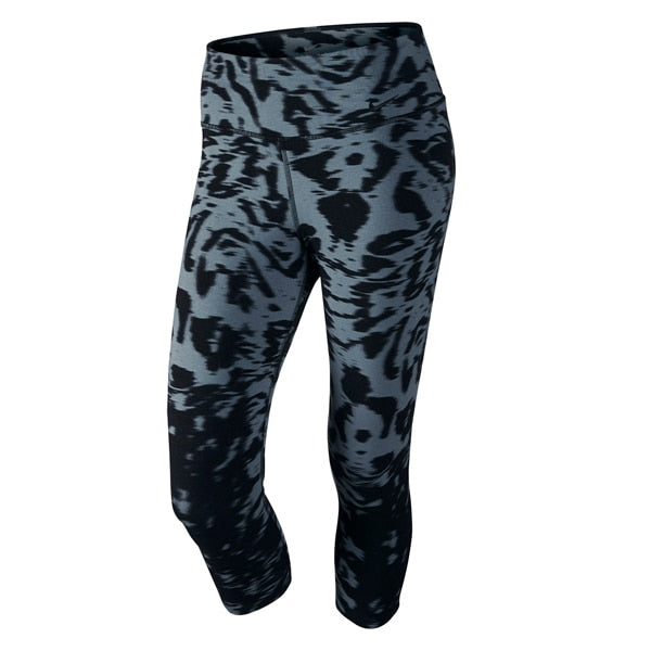 Nike Women's Legend Dri-Fit Cotton Filter Tight Capris Black