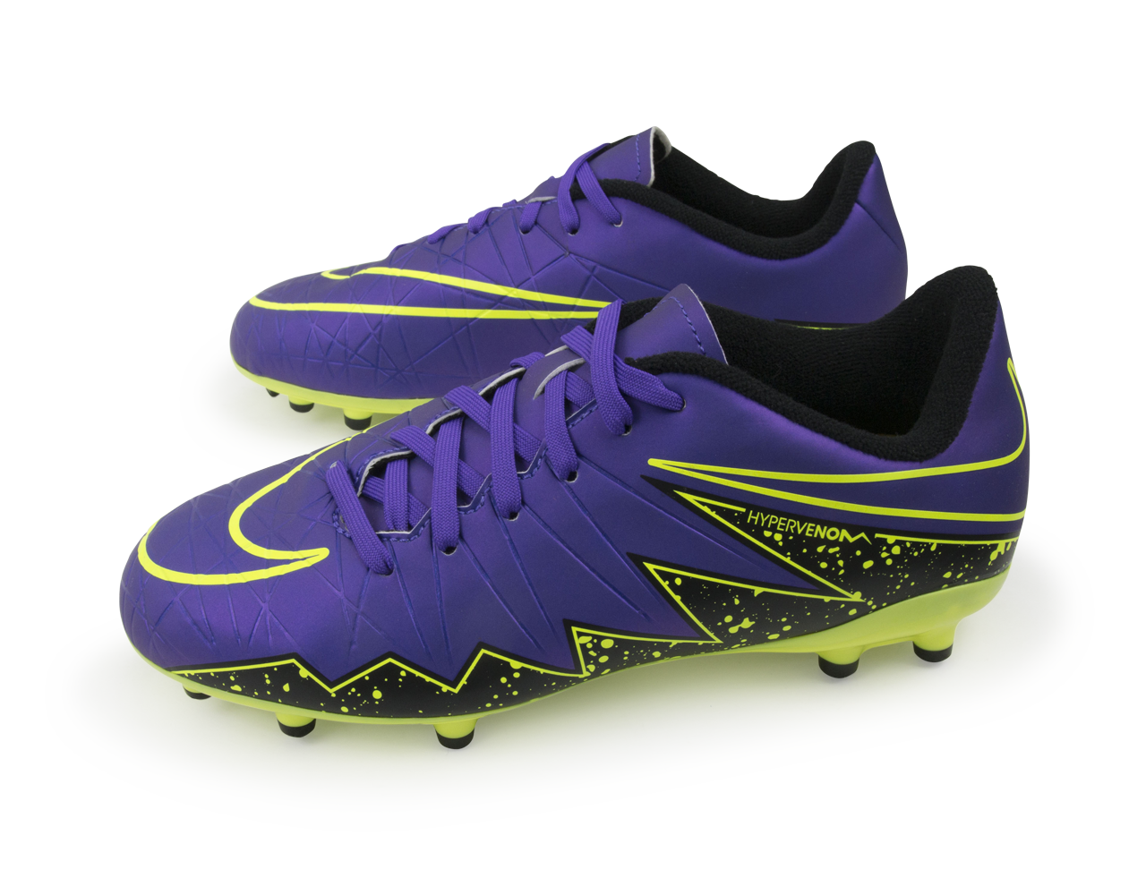 Nike Kids Hypervenom Phelon II FG Hyper Grape/Black/Volt