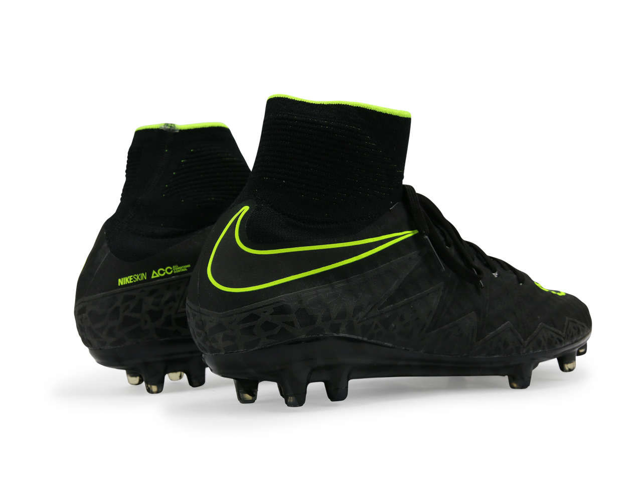 Nike Men's Hypervenom Phantom II FG Black/Black/Volt