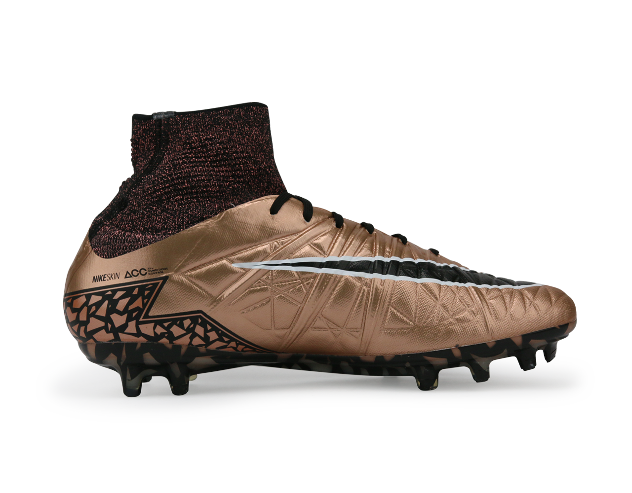 Nike Men's Hypervenom Phantom II FG Metallic Red Bronze/Green Glow/Black
