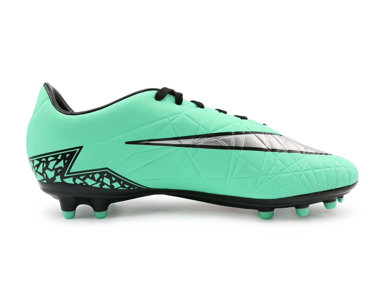 Nike Men's Hypervenom Phelon FG Shoes Green Glow/Metallic Silver/Hyper Orange