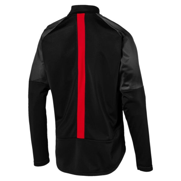 Puma Men's AC Milan Stadium Poly Jacket Black/Red