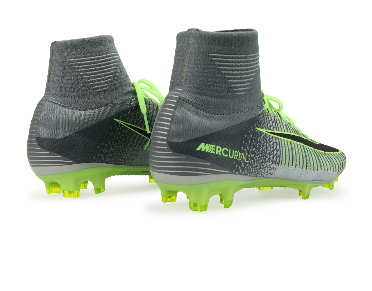 Nike Men's Mercurial Superfly V FG Pure Platinum/Black/Ghost Green