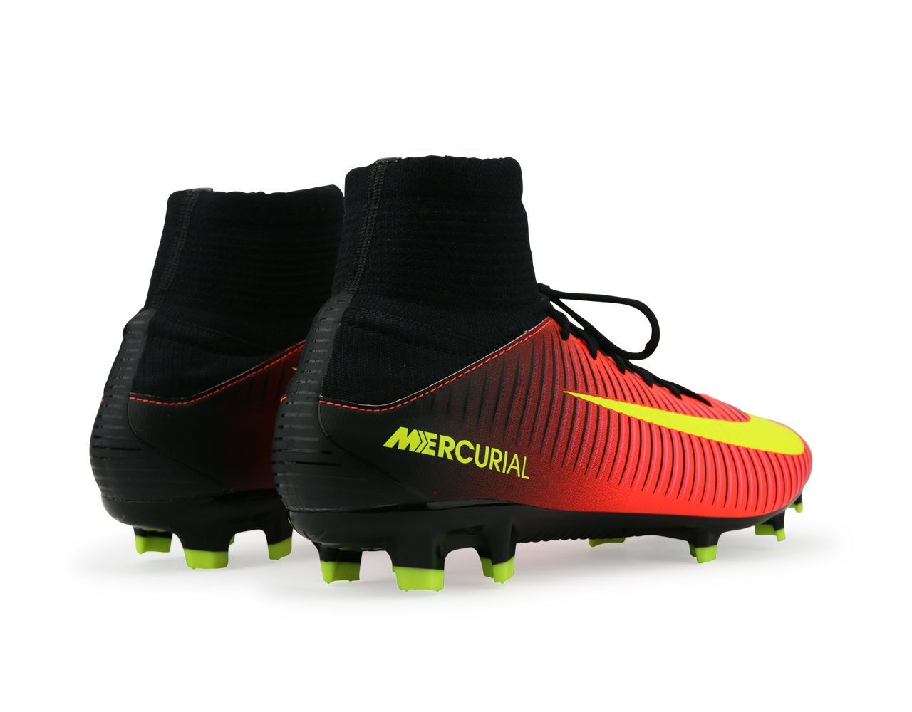 Nike Men's Mercurial Veloce III DF FG Total Crimson/Volt Black/Pink Blast