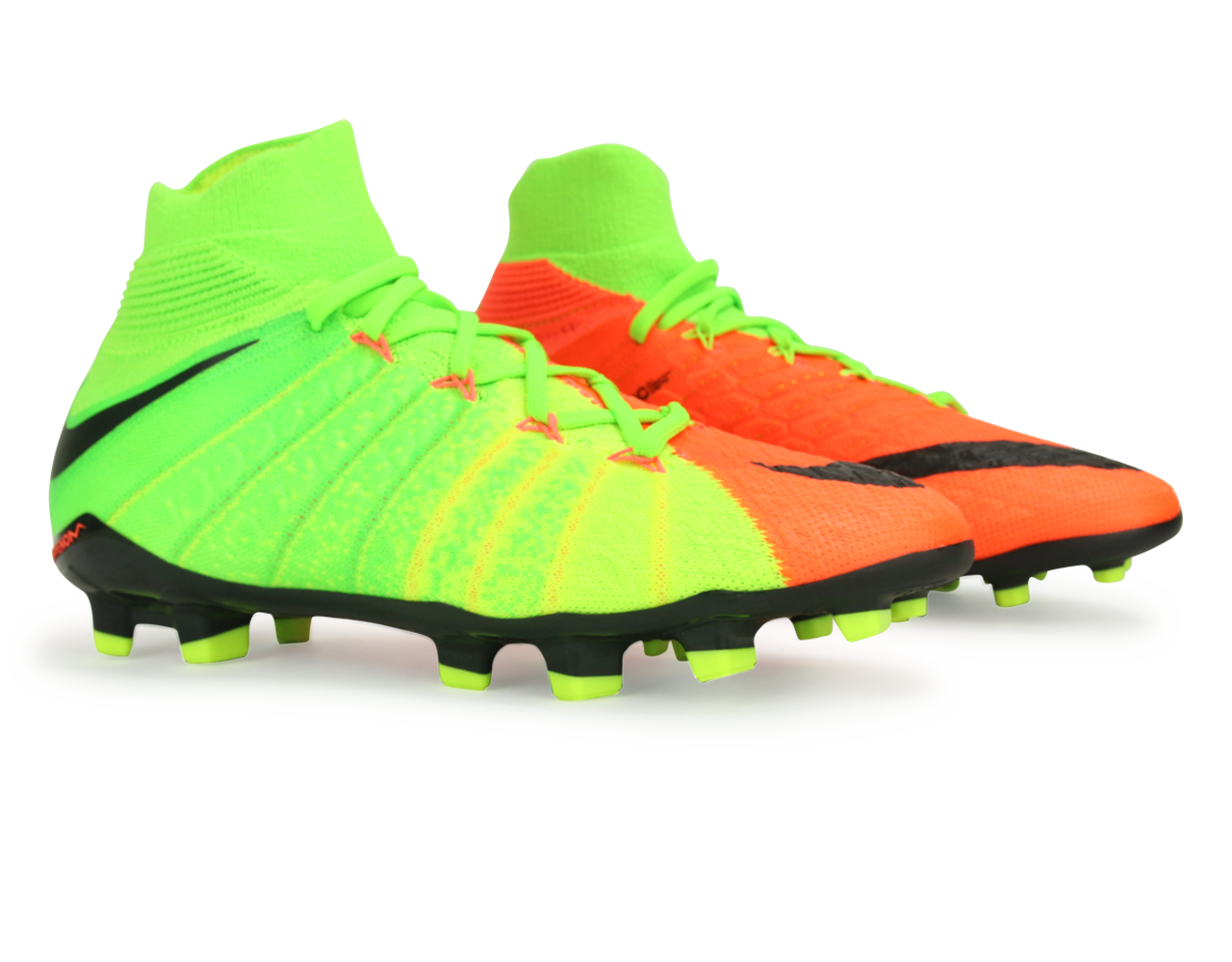 Nike Kids Hypervenom Phantom III Dynamic Fit FG Electric Green/Black/Hyper Orange