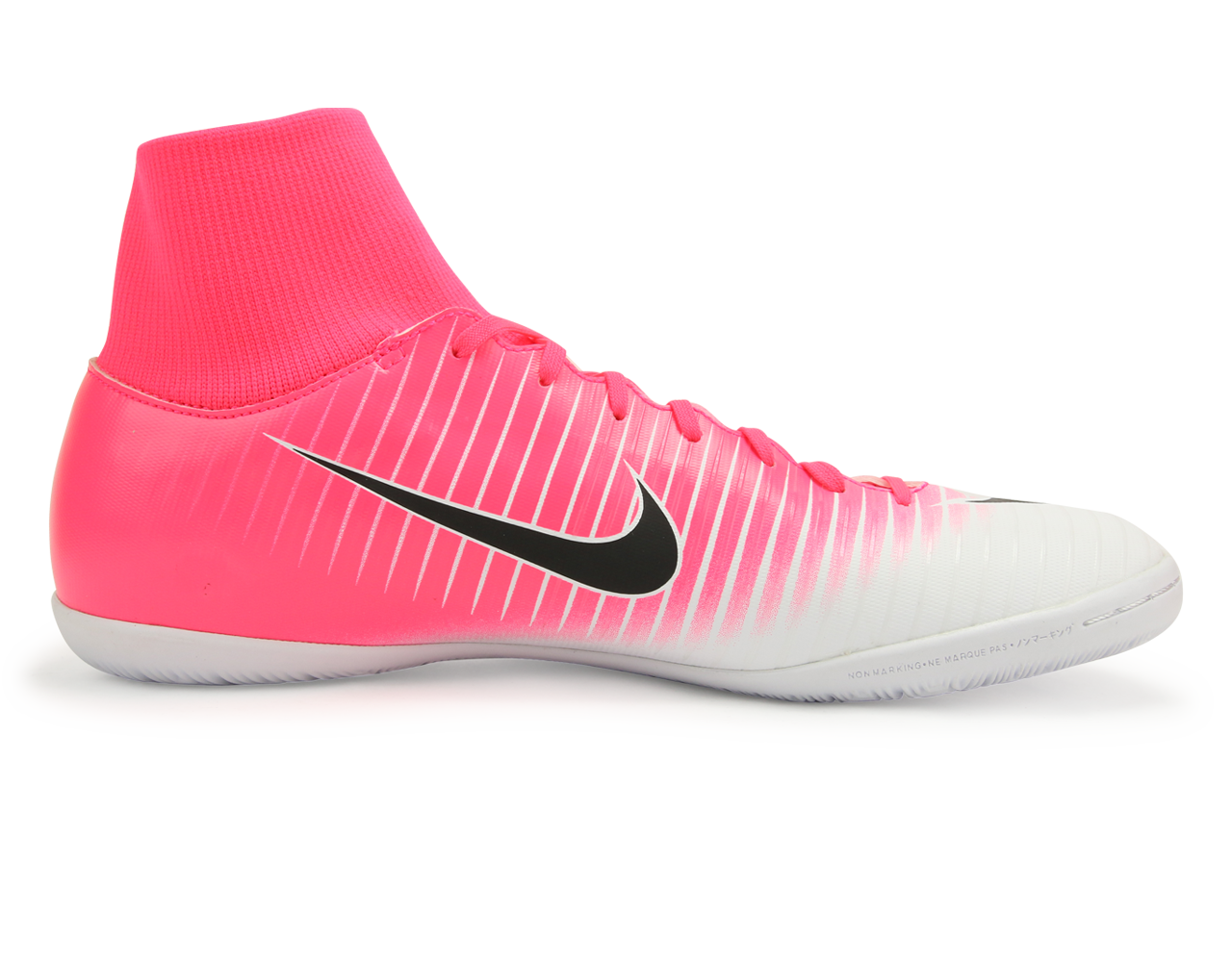 Nike Men's MercurialX Victory VI Dynamic Fit Indoor Soccer Shoes Racer Pink/Black/White