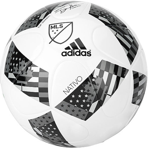 adidas Nativo 16 Glider MLS Replica Match Soccer Ball White/Black