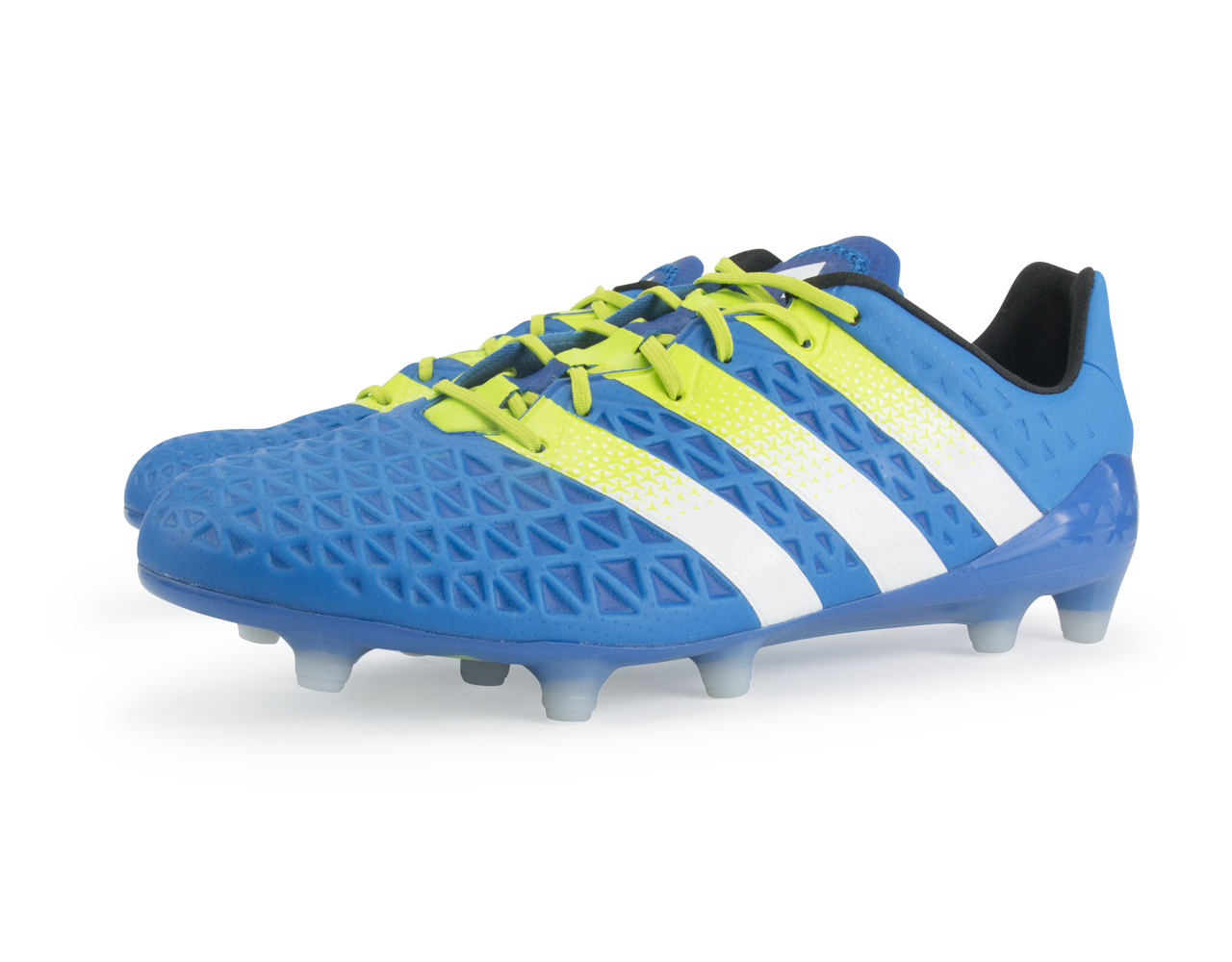 adidas Men's ACE 16.1 FG/AG Blue/White/Solar Slime
