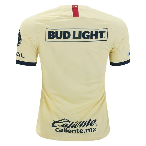 Nike Men's Club America 19/20 Home Jersey Lemon Chiffon/Armory Navy/Gym Red