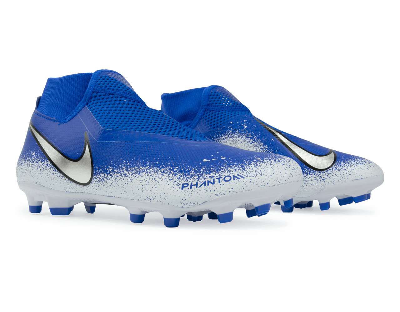 Nike Men's Phantom VSN Academy DF FG/MG Racer Blue/Chrome/White