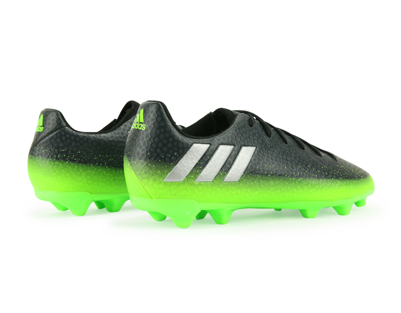 adidas Kids Messi 16.3 FG/AG Dark Grey/Silver Metalic/Solar Green
