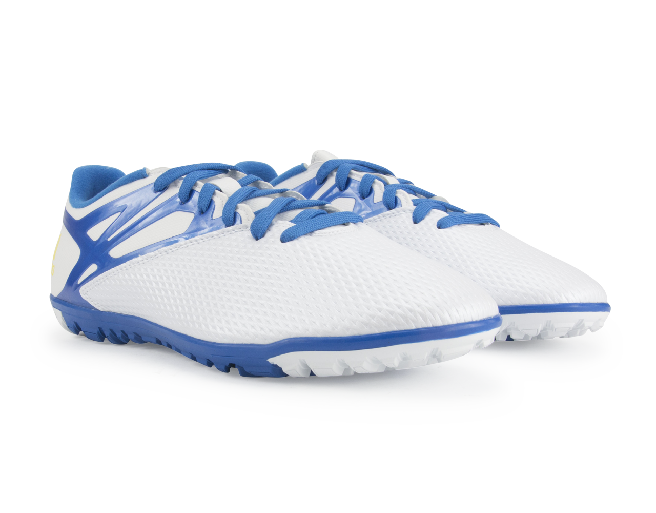 adidas Men's Messi 10.3 Turf Soccer Shoes White/Prime Blue/Black