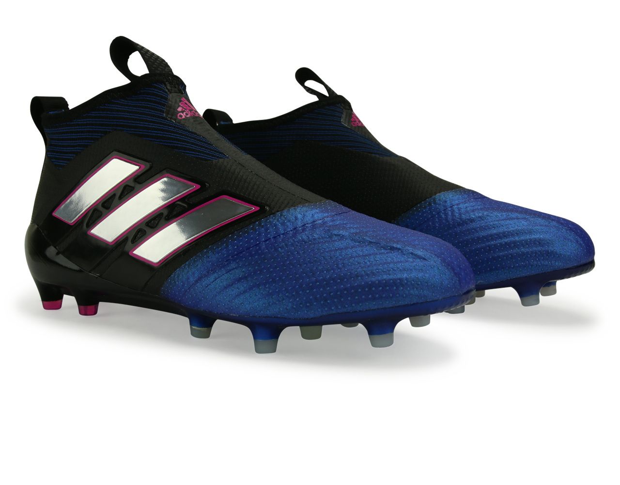 adidas Men's ACE 17+ Purecontrol FG Core Black/White/Blue