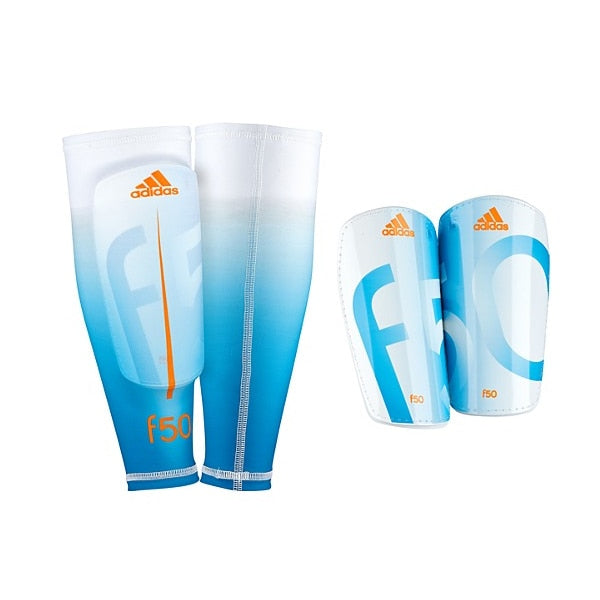 F50 Pro Lite Shin Guards White/Solar Blue