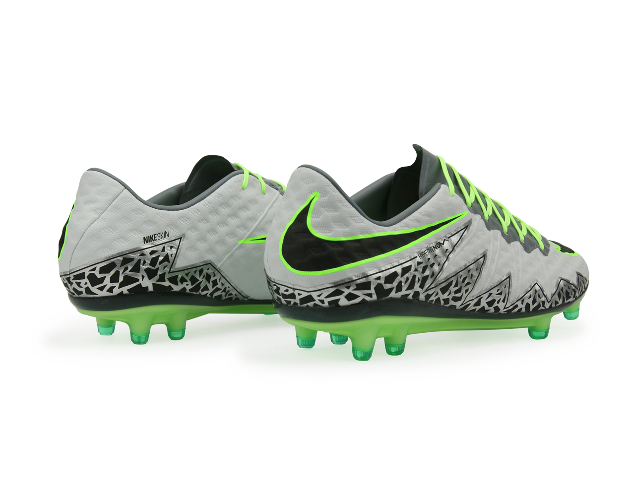 Nike Men's Hypervenom Phinish FG Pure Platinum/Black/Ghost Green