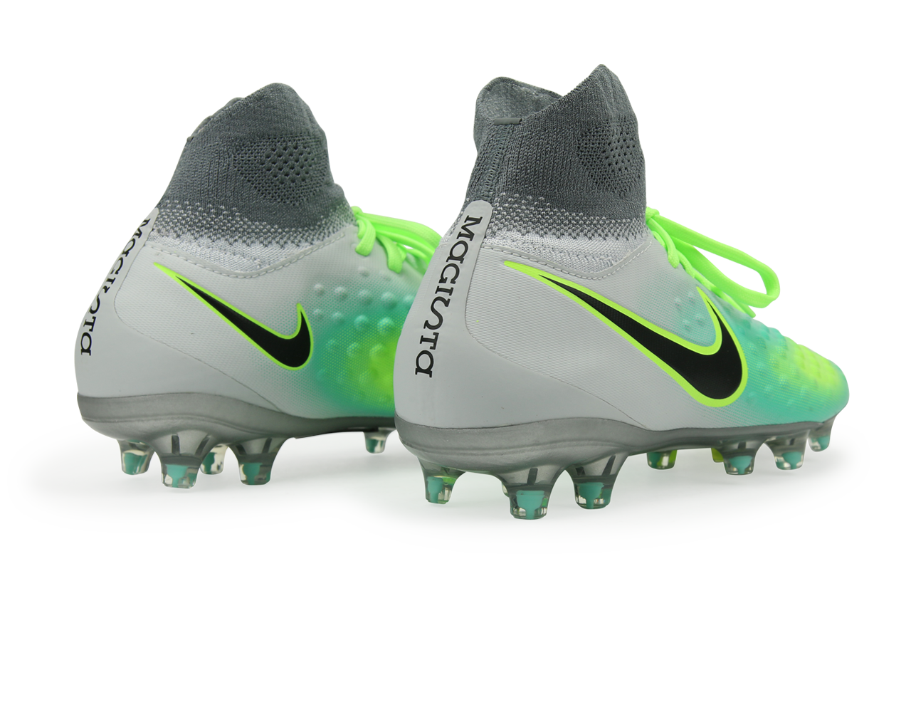 Nike Kids Magista Obra II FG Pure Platinum/Black/Ghost Green
