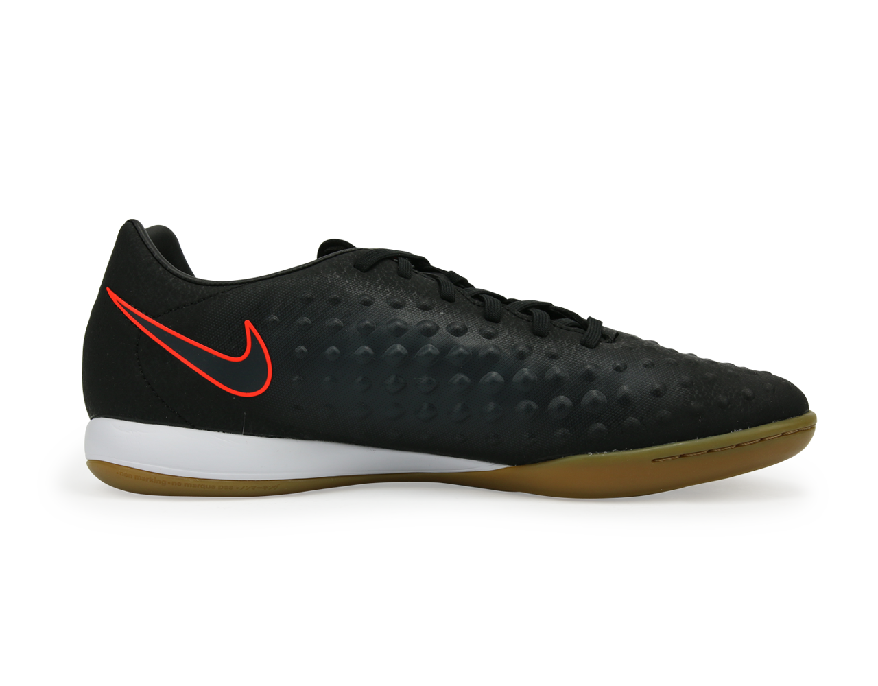 Nike Men's MagistaX Onda II Indoor Soccer Shoes Black/Total Crimson