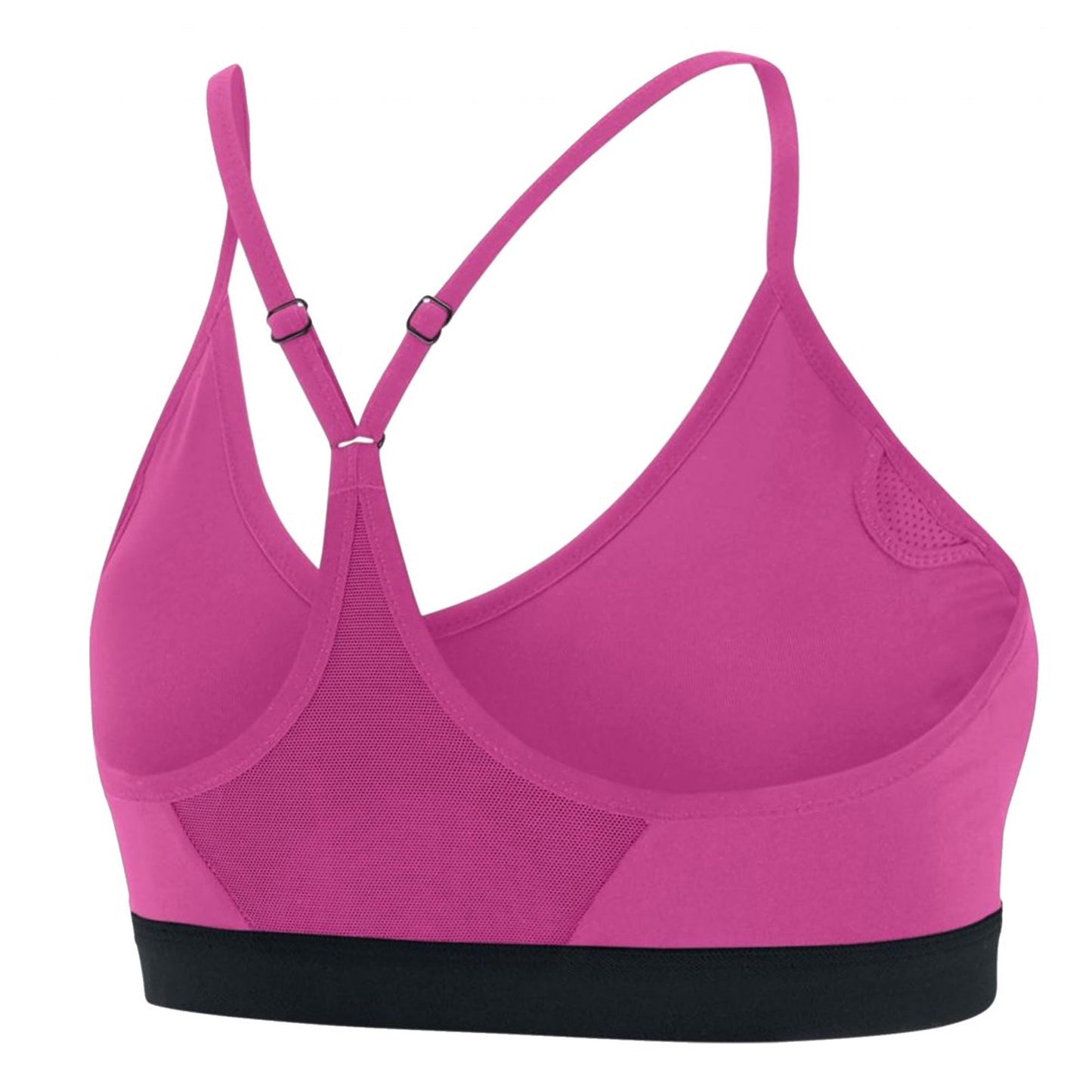 Nike Women's Indy Dri-FIT V-Neck Sports Bra Pink/Black