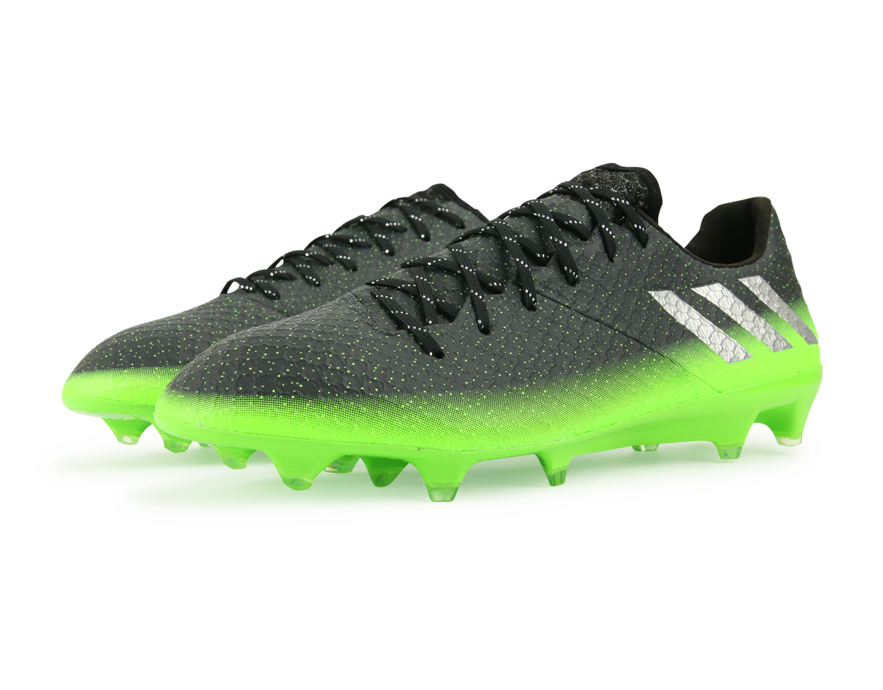 adidas Men's Messi 16.1 FG/AG Dark Grey/Silver Metallic/Solar Green