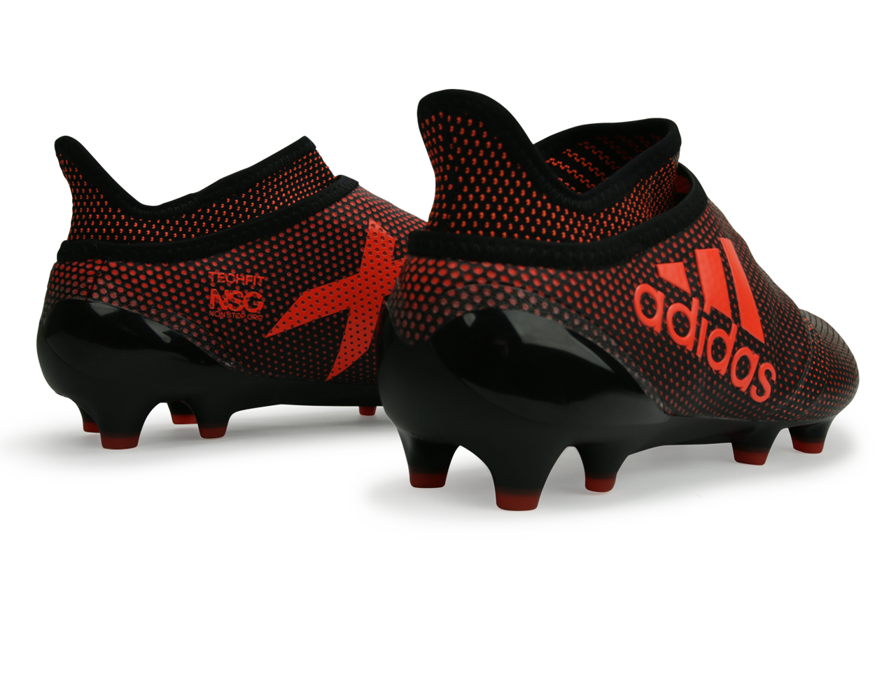 adidas Kids X 17+ Purespeed FG Core Black/Solar Red/Solar Orange