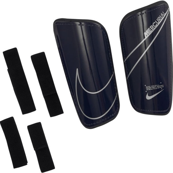 Nike Mercurial Hardshell Shin Guards Blue Void/ Metallic Silver