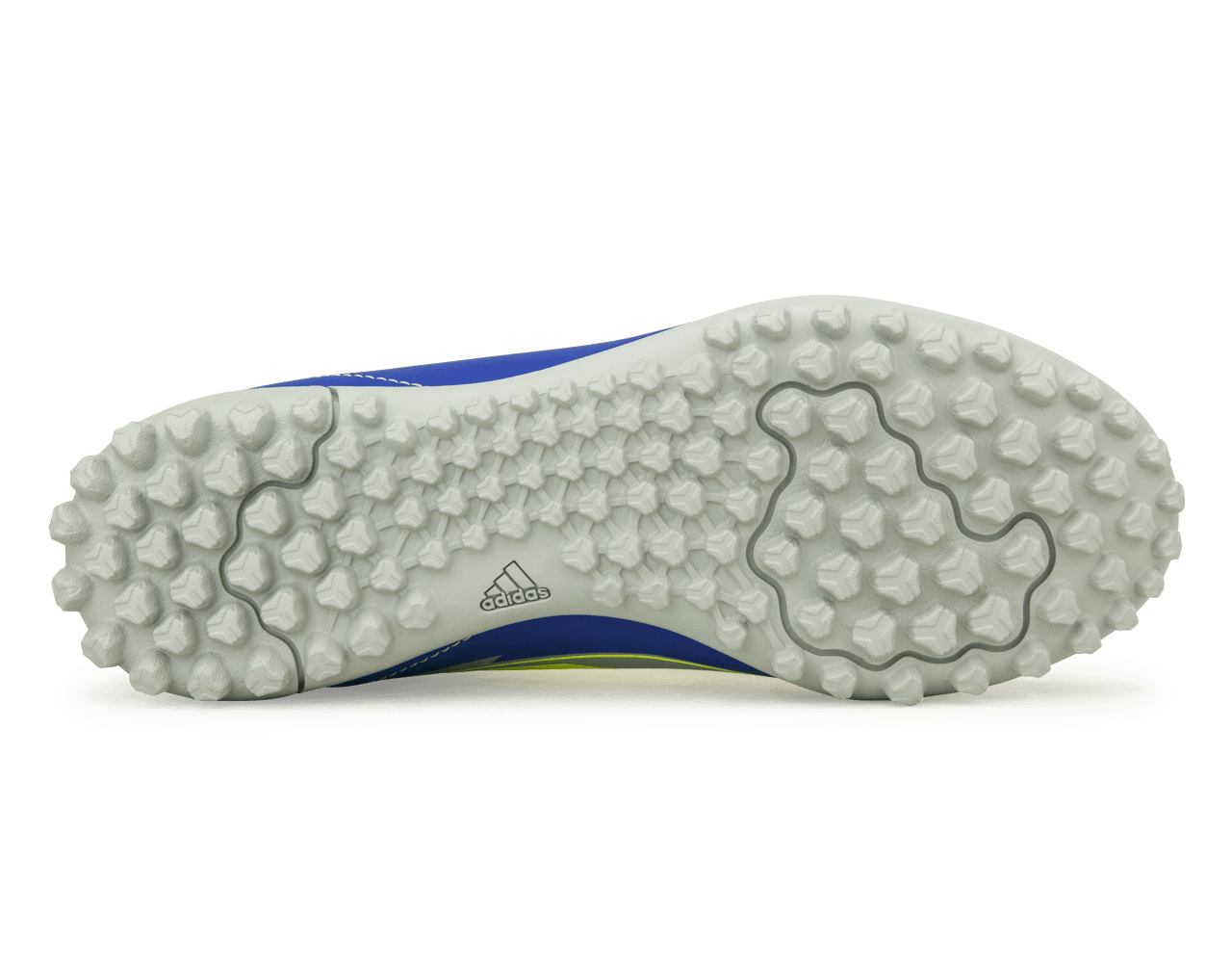 adidas Kids F50 Club Messi TF Silver/Volt/Blue