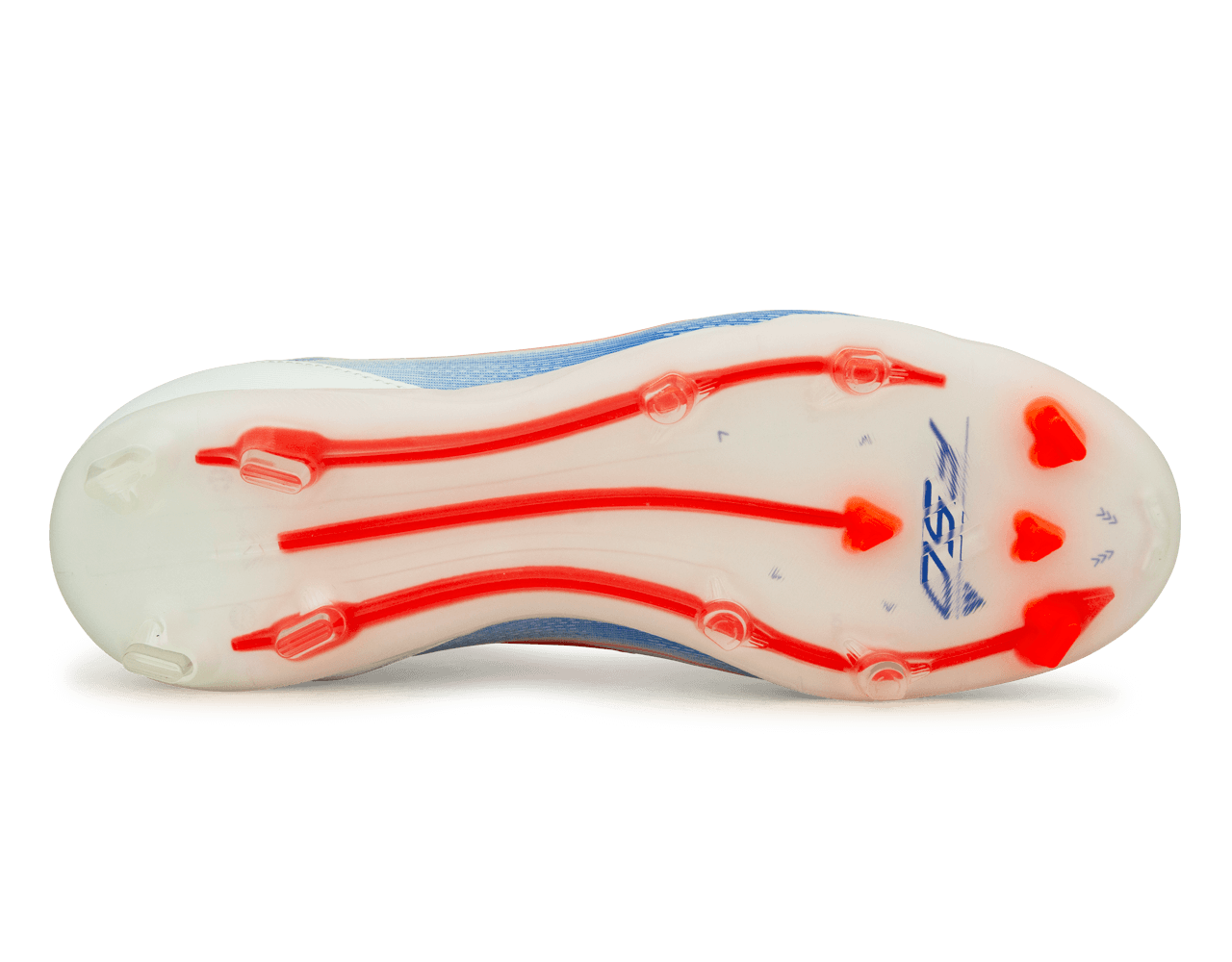 adidas Kids F50 Pro FG White/Lucid Blue