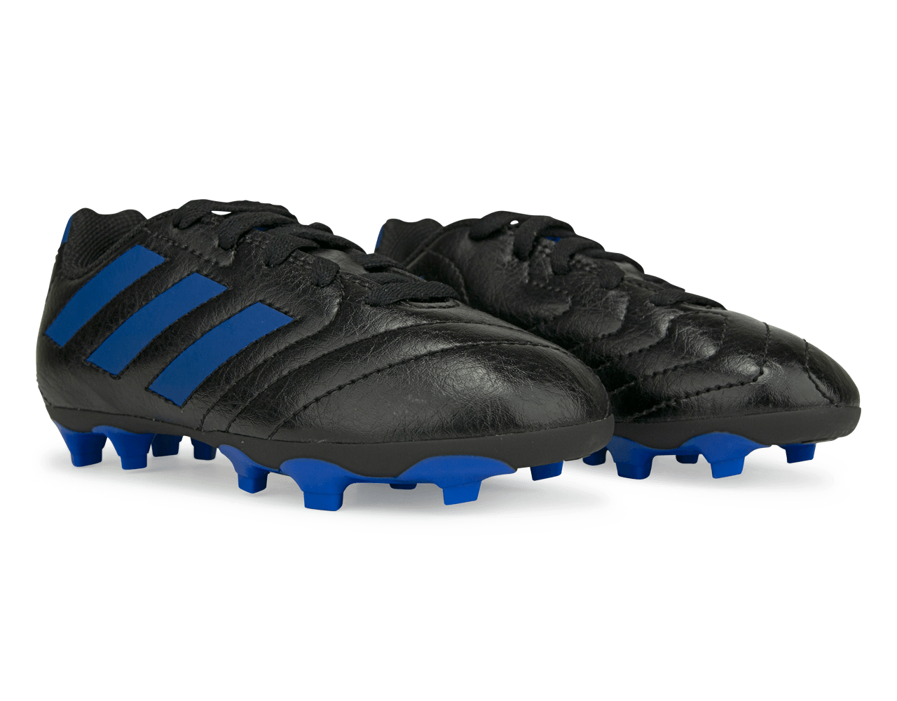 adidas Kids Goletto VII FG Black/Royal Blue