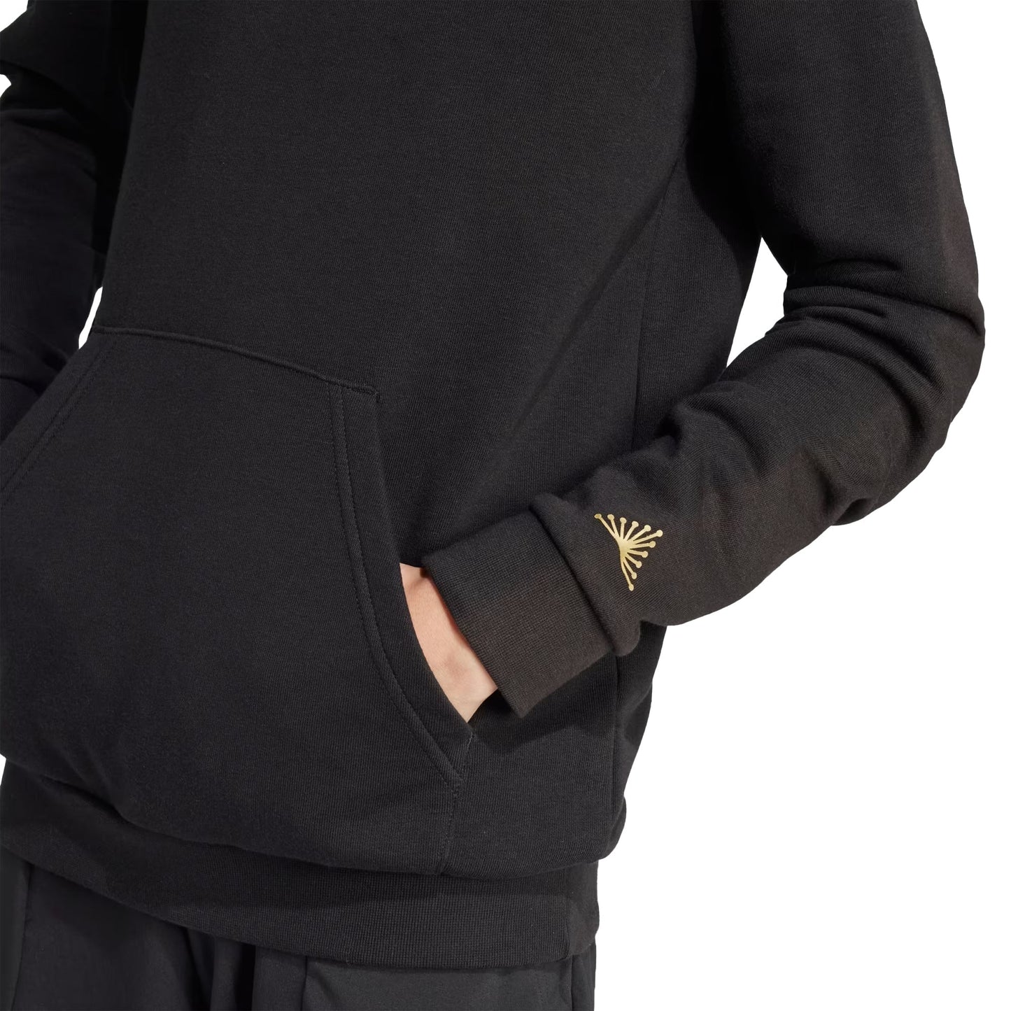adidas Kids Mexico Gold 2025/26 DNA Hoodie Black/Gold