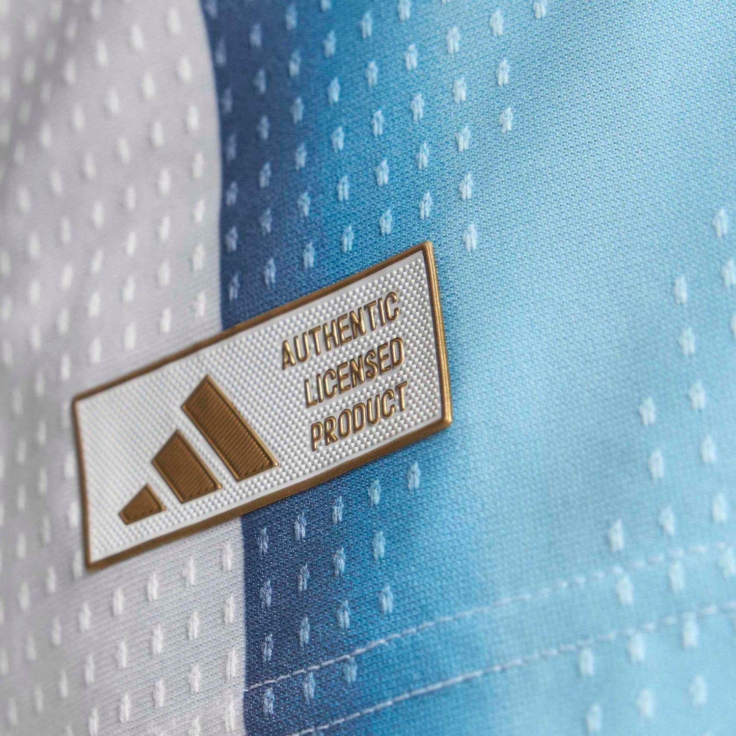 adidas Men's Argentina World Cup 2026 Authentic Home Jersey w/ Messi #10 Printing