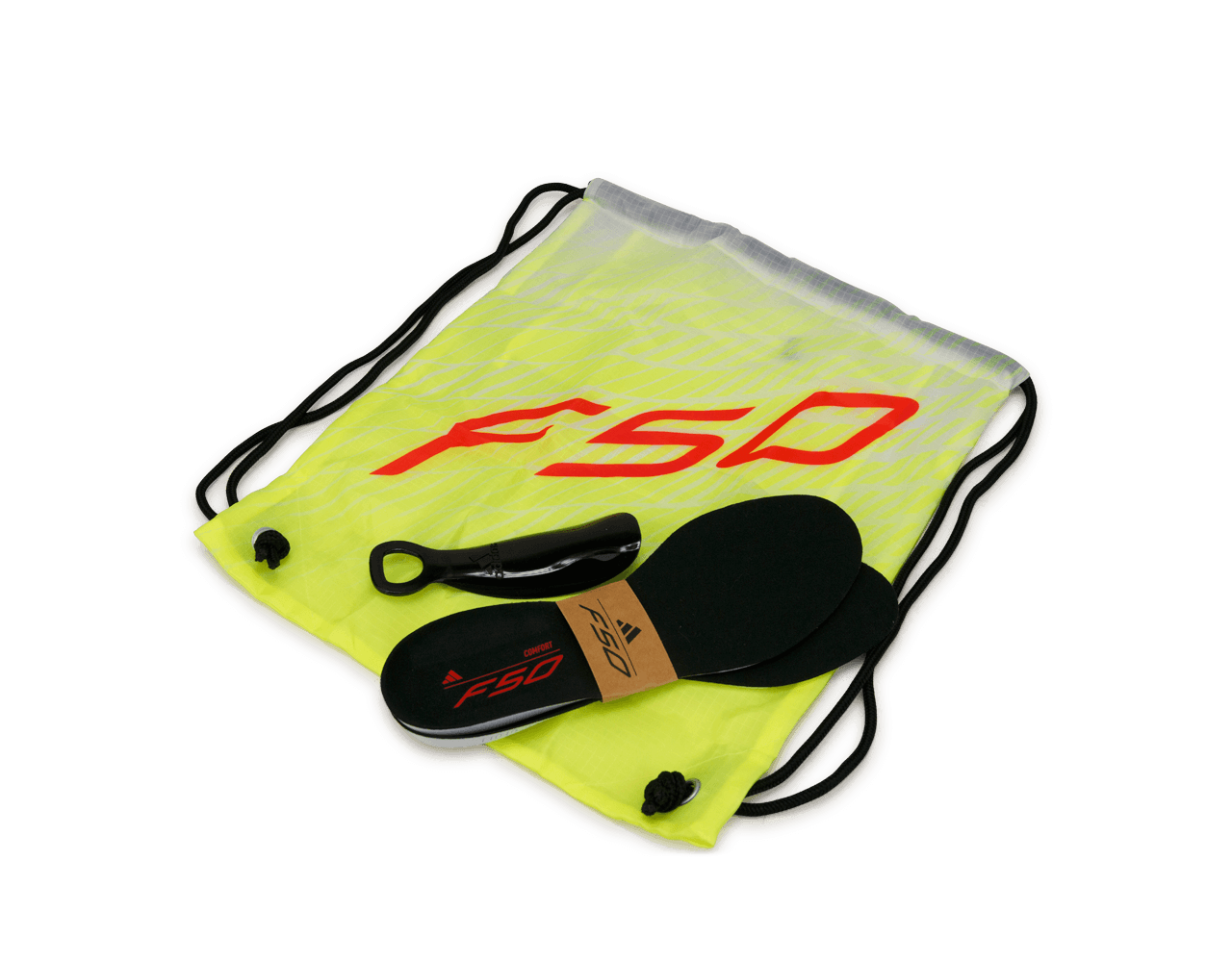adidas Men's F50 Elite Laceless FG Solar Yellow/Black/Red