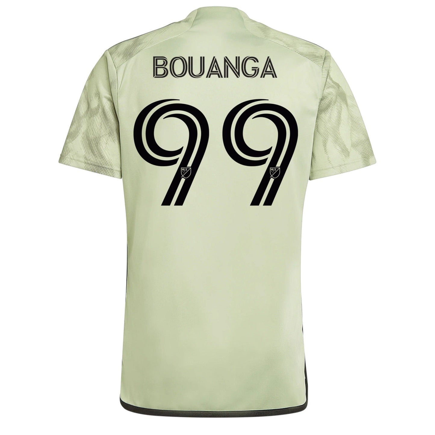 adidas Men's LAFC 2023/24 Authentic Away Jersey w/ Bouanga #99 Printing