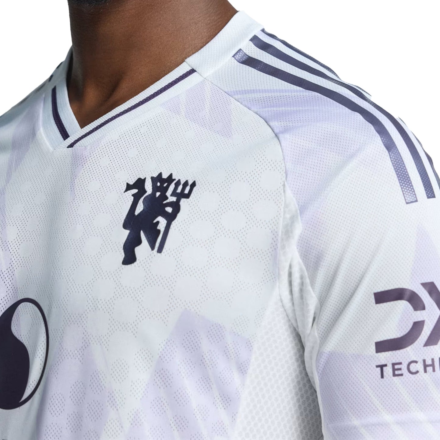 adidas Men's Manchester United 2025/26 Away Authentic Jersey White