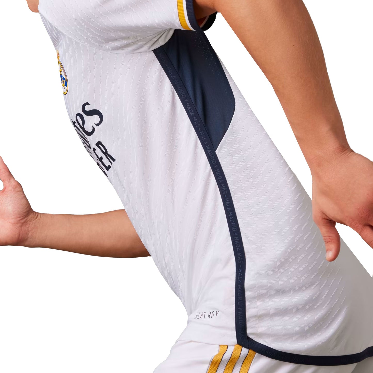 adidas Men's Real Madrid 2023/24 Authentic Home Jersey White/Black