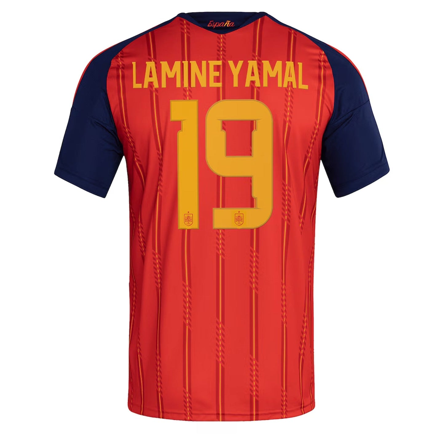 adidas Men's Spain World Cup 2026 Home Jersey w/ Lamine Yamal #19 Printing