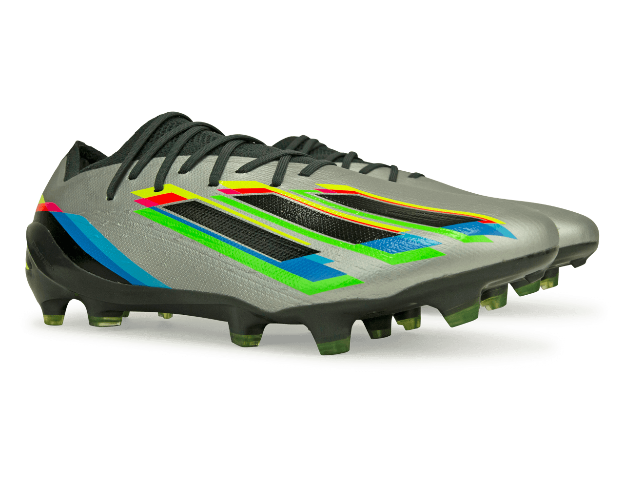 adidas Men's X SpeedPortal.1 FG Silver Metallic/Yellow