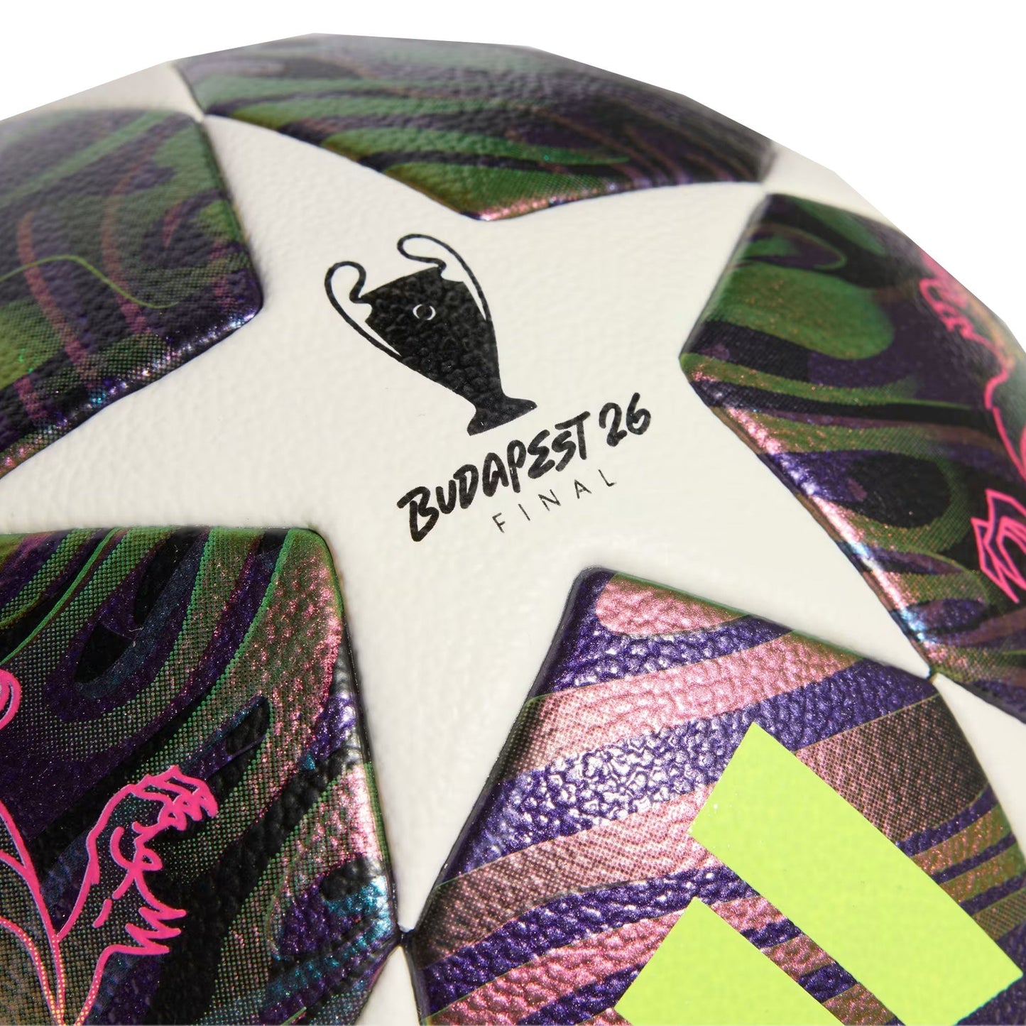 adidas UEFA Champions League 2026 Final Competition Ball Purple/White