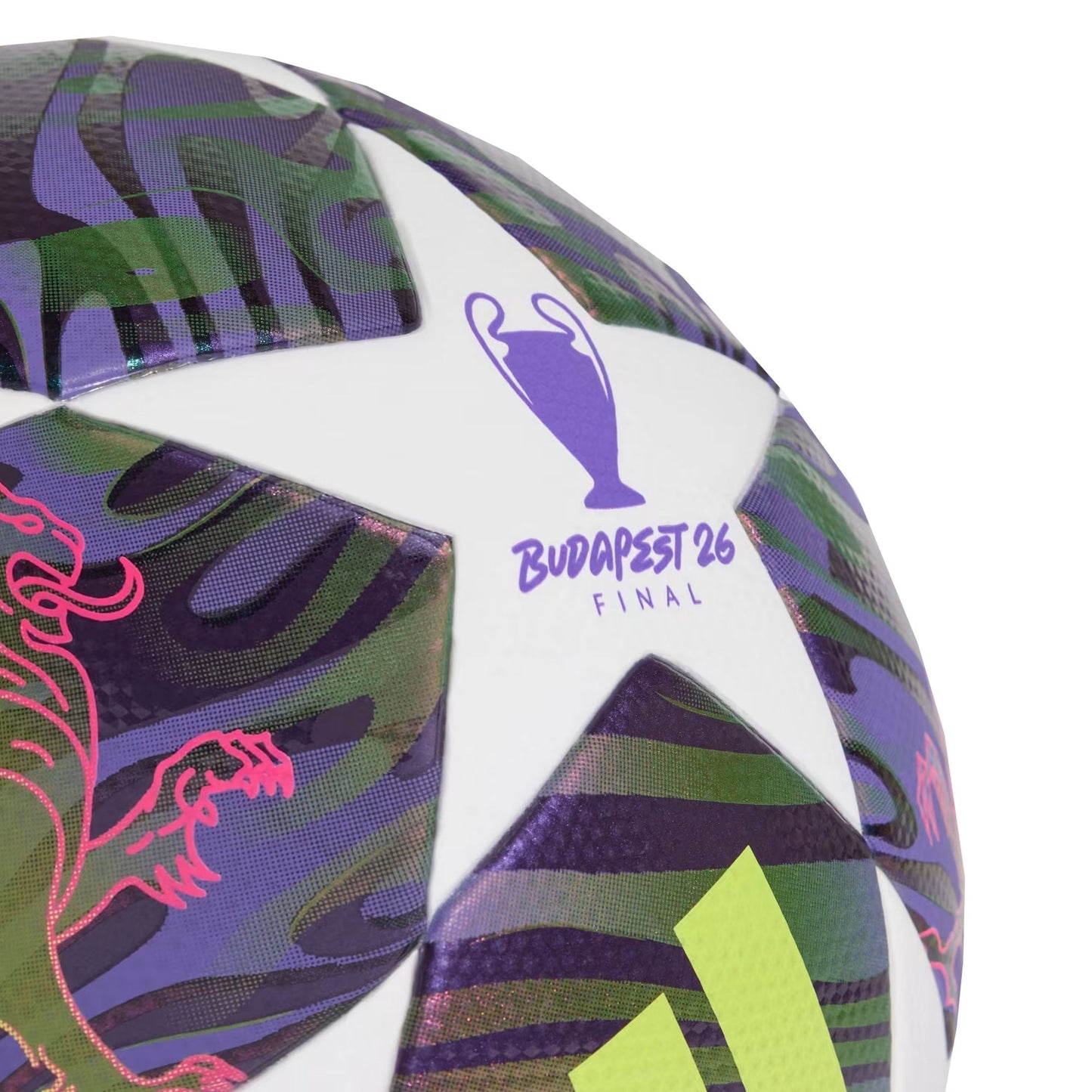 adidas UEFA Champions League 2026 Final League Ball Purple/White