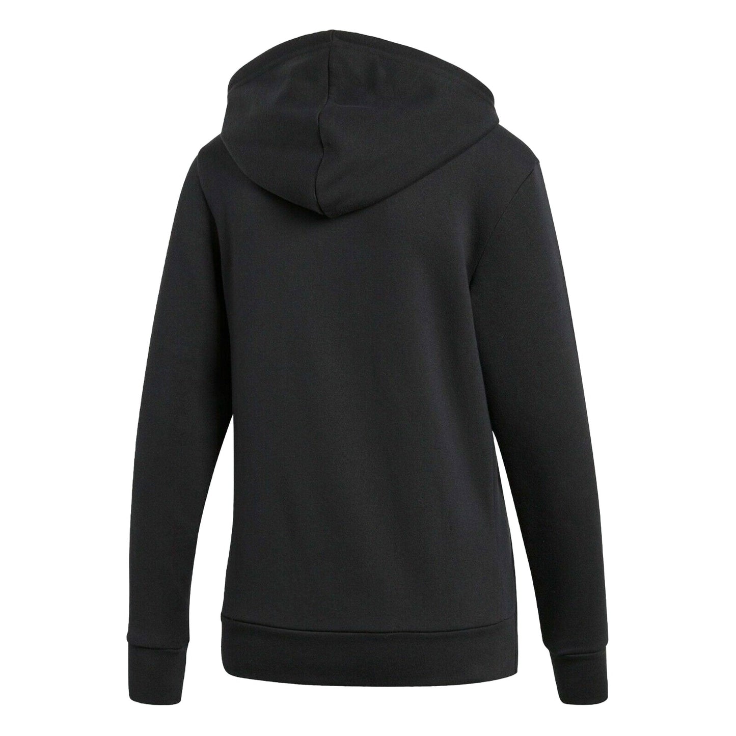 adidas Women's Cotton Fleece 3-Stripes Full-Zip Hoodie Black/White