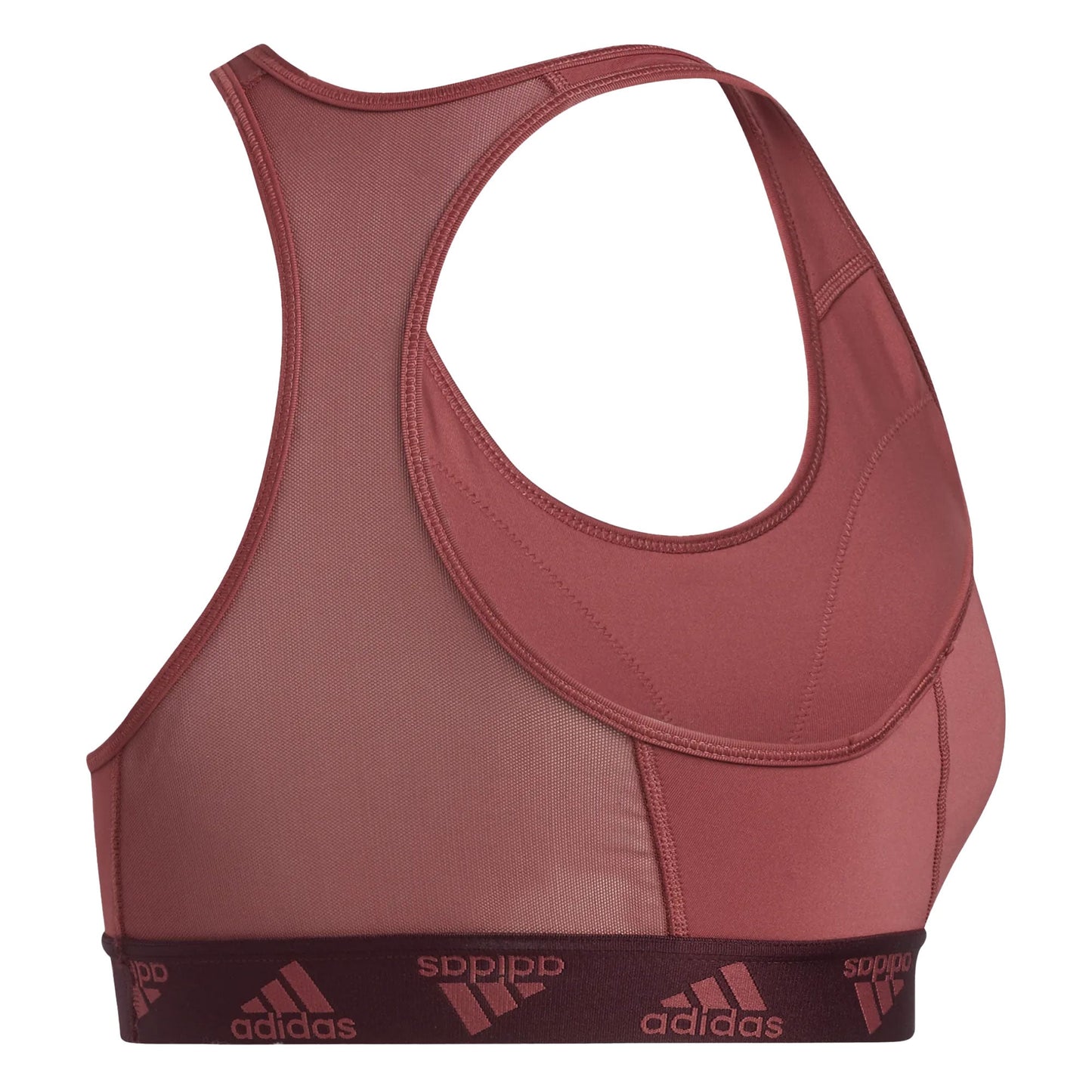 adidas Women's Don't Rest Alphaskin Badge Of Sports Bra Red/Maroon
