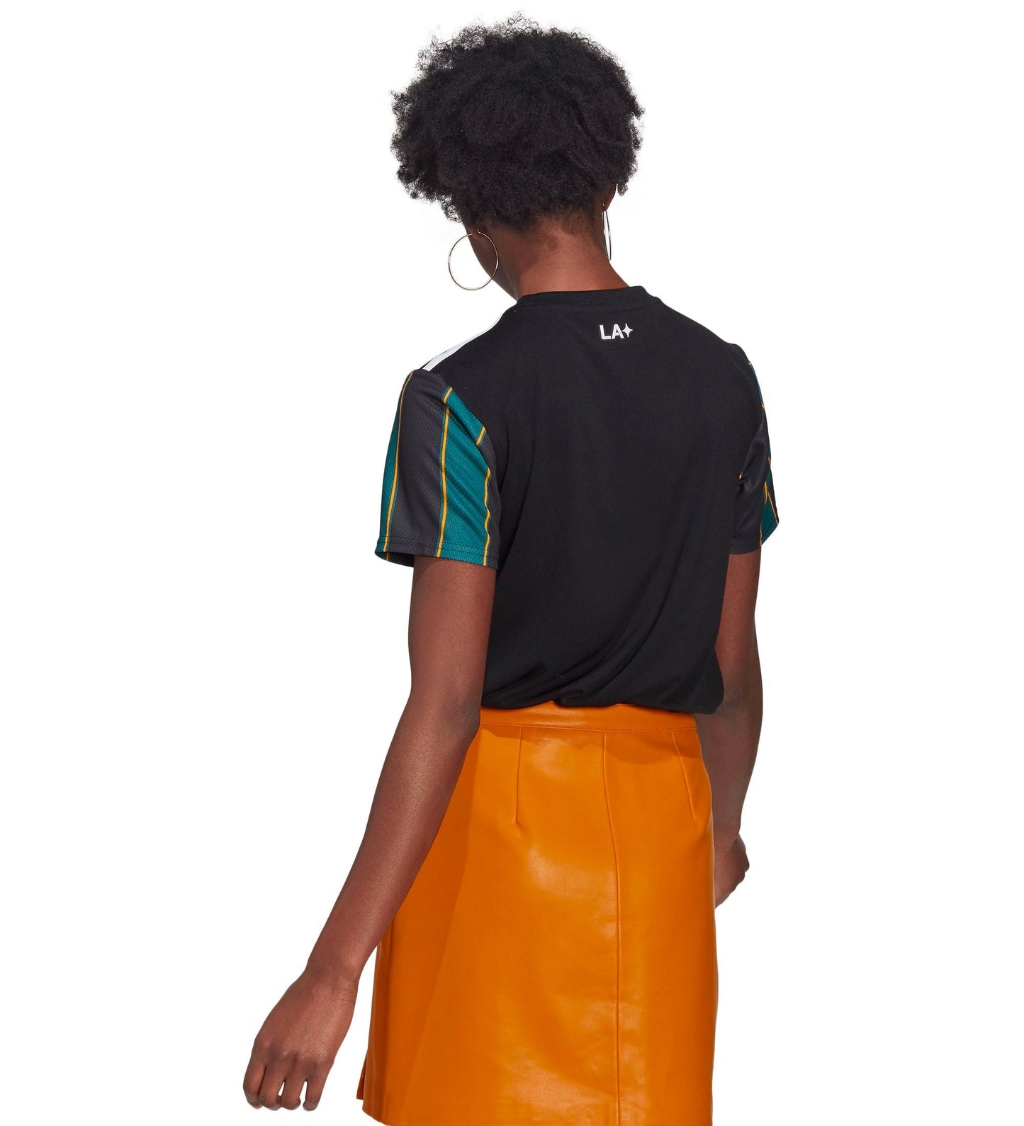 adidas Women's LA Galaxy 2021/22 Away Jersey Black/Tech Green