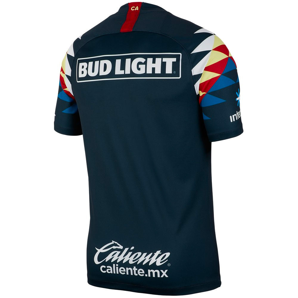 Nike Men's Club America 19/20 Away Jersey Armory Navy/Gym Red/Lemon Chiffon