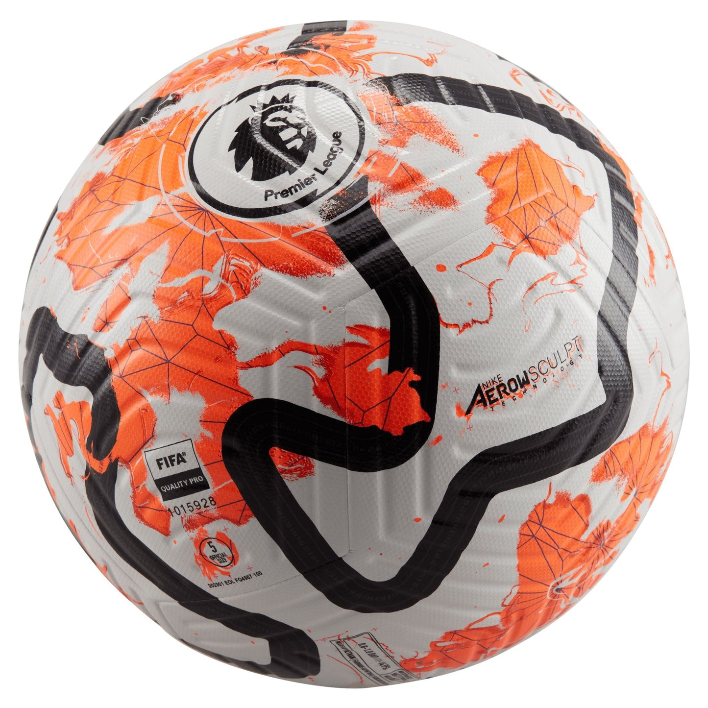 Nike Club Elite Premier League Ball White/Black/Orange